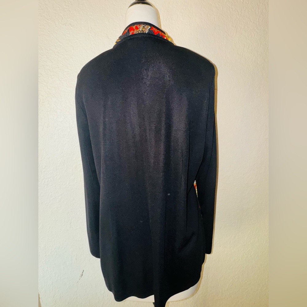 Colorful Misook Zipper Jacket - Picture 3 of 10